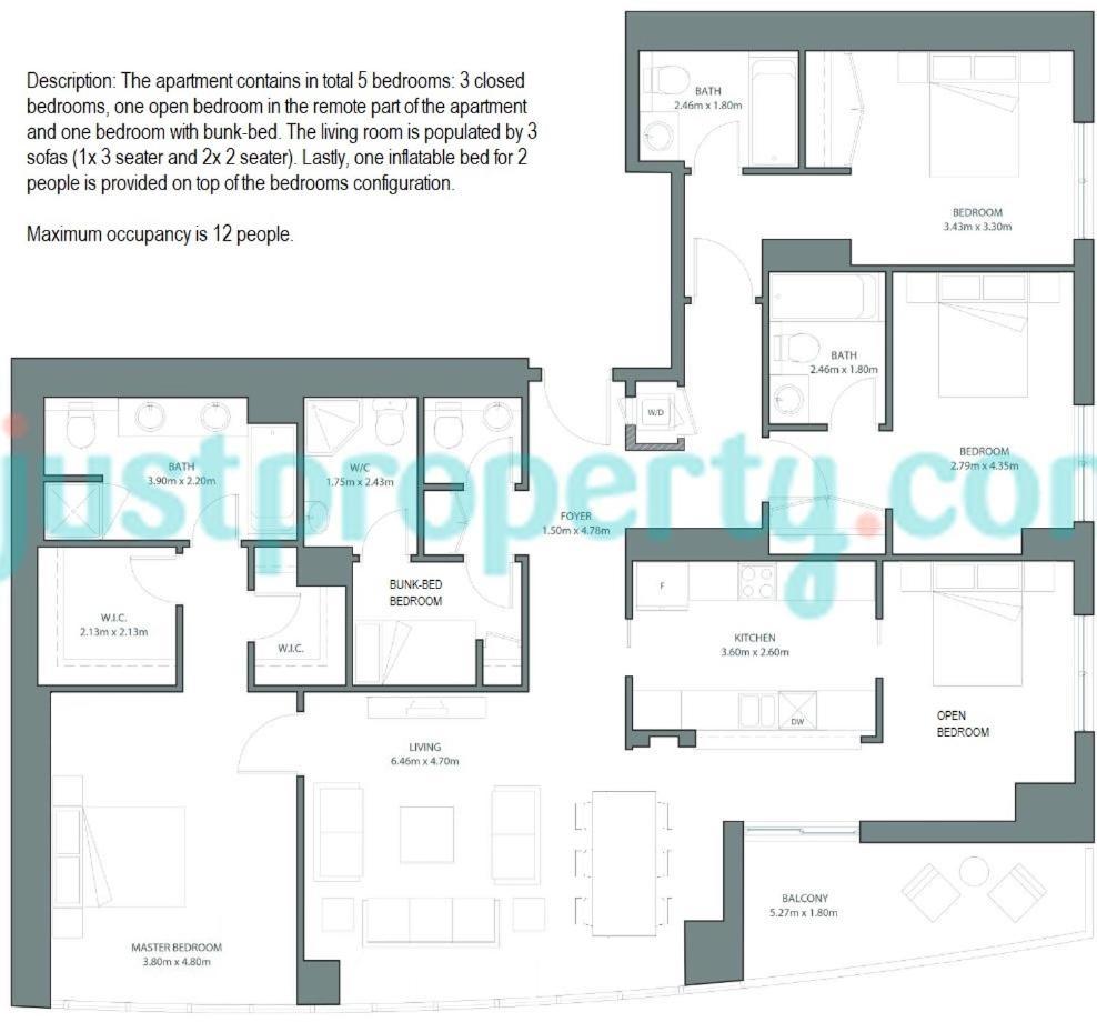 Elite Royal Apartment - Burj Residences T7 - President Dubai Buitenkant foto